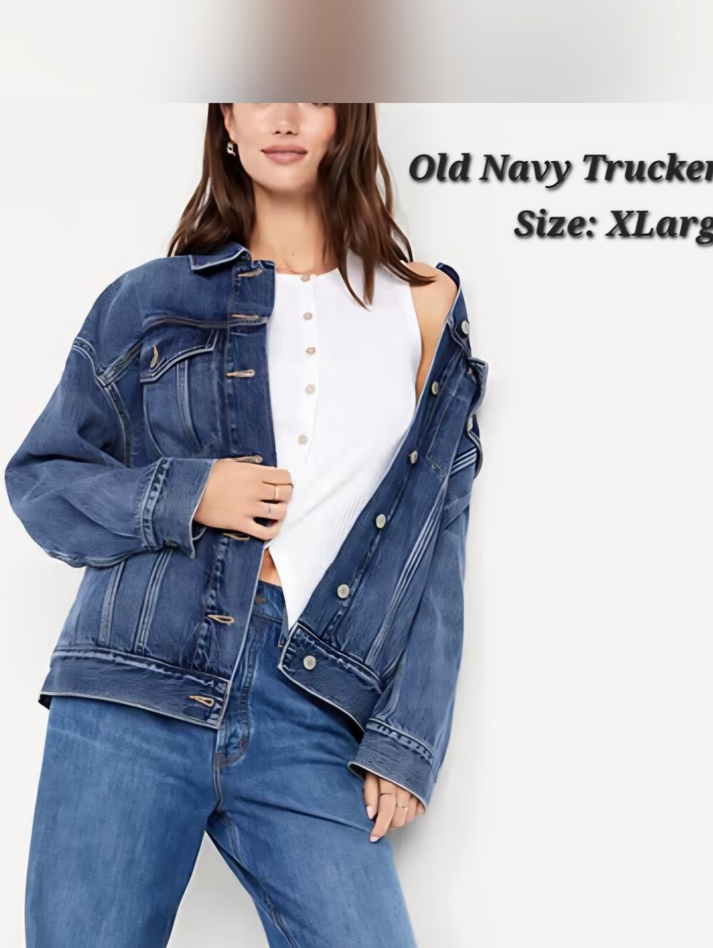 Old Navy Trucker Jean Jacket Size XLarge